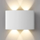 Arandela LED Meia Lua de Parede Facho Duplo Luz Bivolt |